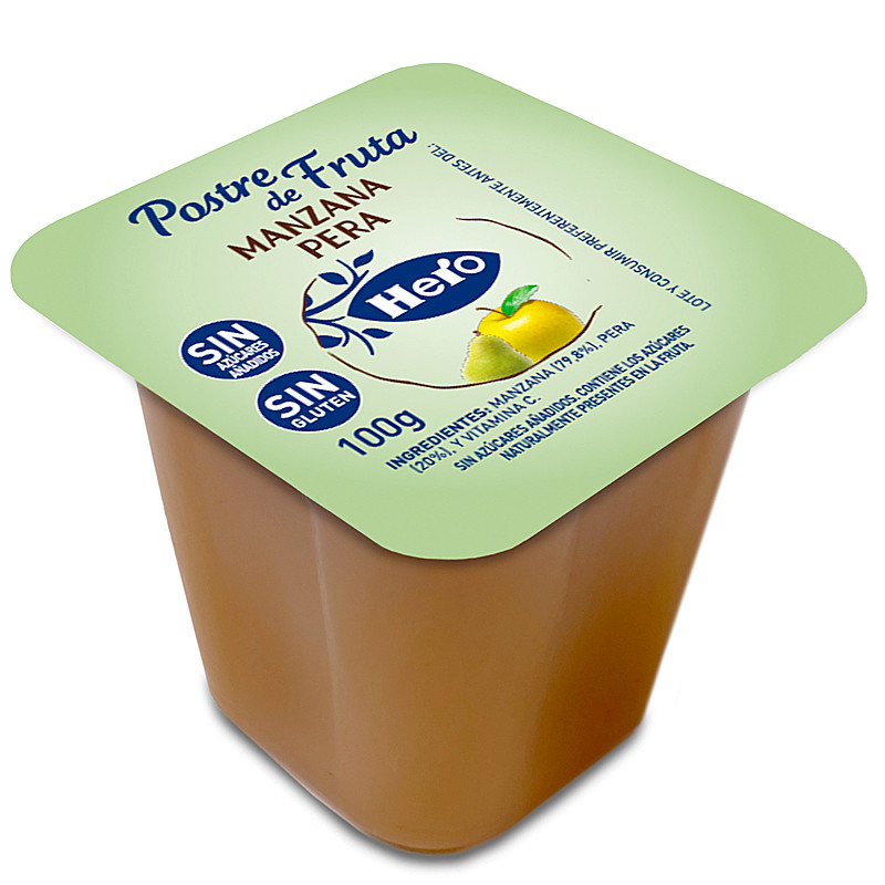 POSTRE PURÉ MANZANA-PERA 120/100gr